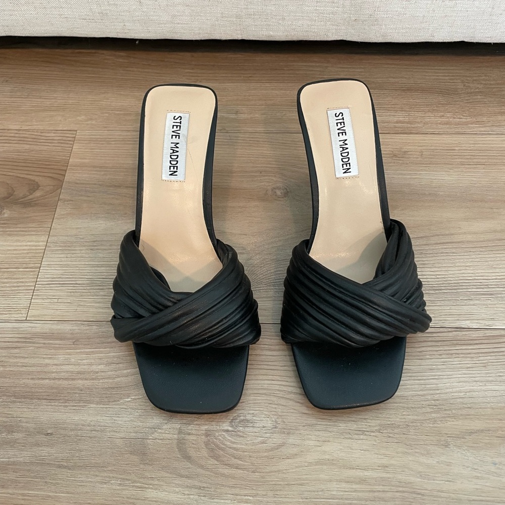 Black Steve Madden Kitten Heels